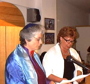 Katarina Seidler und Rabbi Irit Shillor